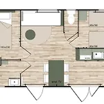 Mobil-home Confortable 4 Pers Avec Terrasse - Api-1-52-611 营地
