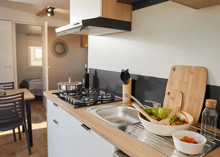 Mobil-home Confortable 4 Pers Avec Terrasse - Api-1-52-611 *